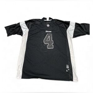 Minnesota Vikings Football Jersey Mens 56 Black White #4 Brett Favre Reebok NFL